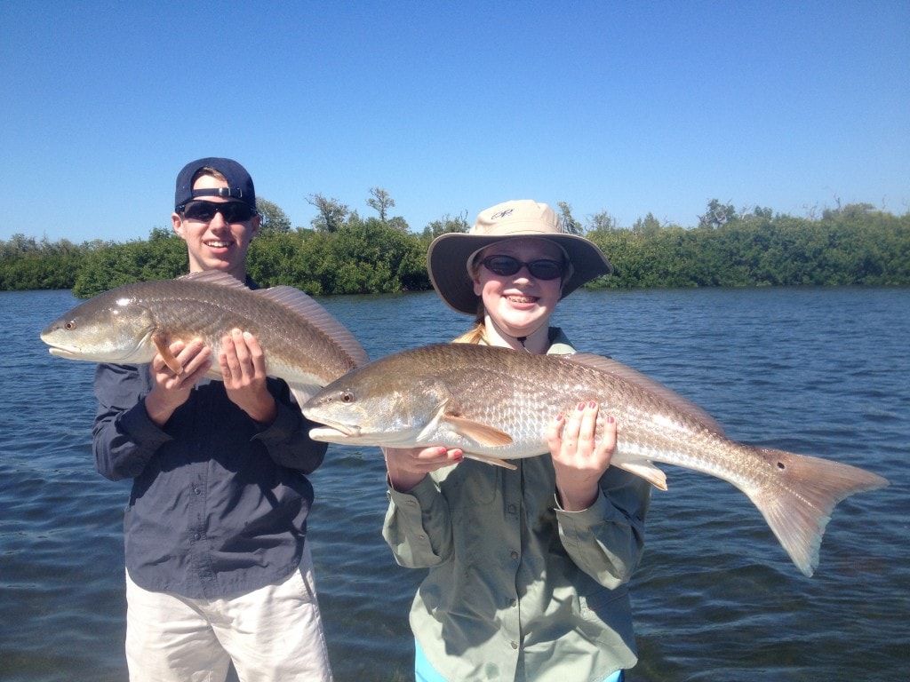Boca Grande fishing charters gets two reds