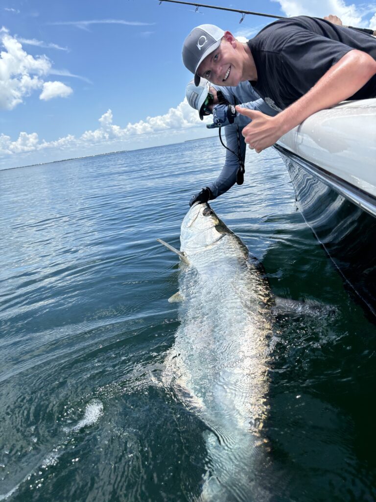 Nice tarpon on a calm day