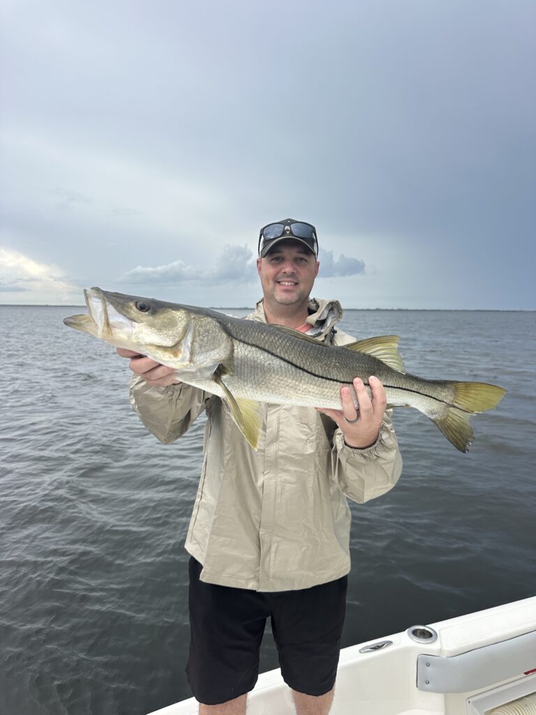 A nice snook caught in early October in Boca Grande, Fl