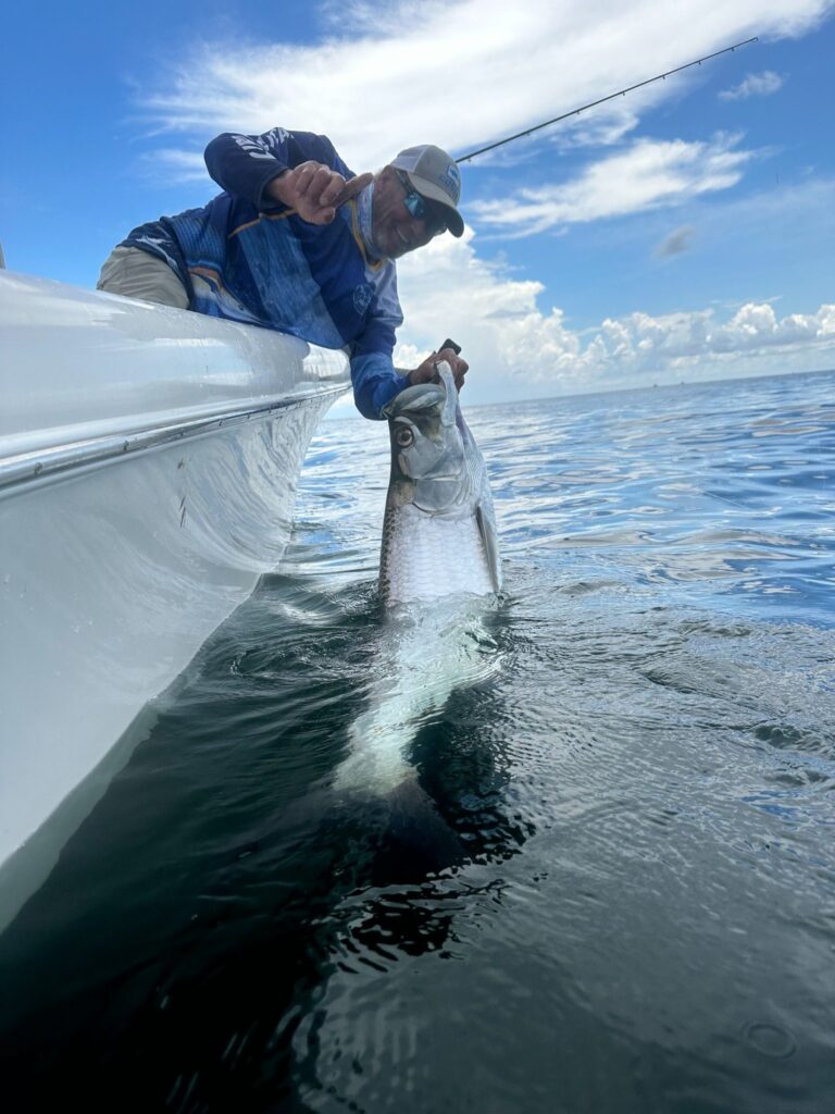 Charlotte Harbor Tarpon Fishing – April Season Tarpon caught and released in Charlotte Harbor during April tarpon fishing season